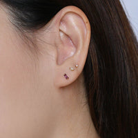 Inez Dainty Studs | Violet