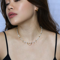 Yara Veil Necklace |Moonstone