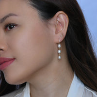 Mira Long Pearl Dangles