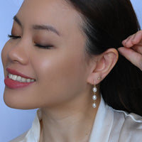 Mira Long Pearl Dangles