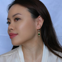 Ru-Lin | Emerald Dangles