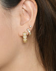 Nicole Hoops | Porcelain Gold