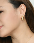 Nicole Hoops | Porcelain Gold