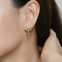 Rianna Waterfall Studs | Gold