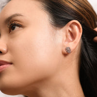 Daun Monstera Stud | Silver