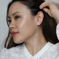 Odessa Pearl Studs | White Pearl