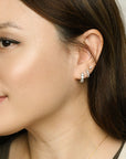 Kaia Mini Huggies | Clear Platinum