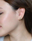 Huggie Bear Studs | Gold
