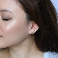 Lumi Snowflake Studs | Silver