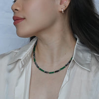 Sura Snowflake Jasper Necklace