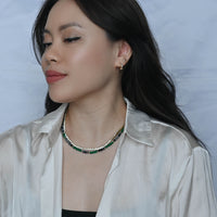 Sura Snowflake Jasper Necklace