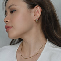 Jada Hoops | Angel Grey Gold