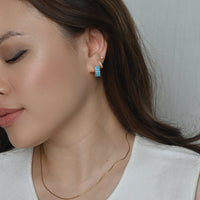 Jada Hoops | Capri Blue Gold