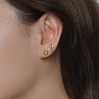 Mia Paw Studs | Gold