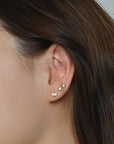 Naomi Marquise Studs | Gold
