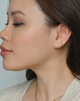 Naomi Marquise Studs | Gold