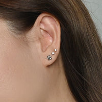 Mia Paw Studs | Silver