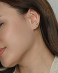 Olivia Flower Studs | Silver