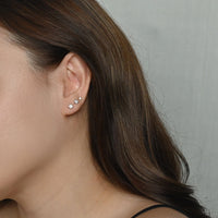 Starlight Star Studs | Silver