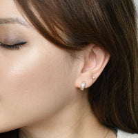 Rhea Baby Huggies | Clear Gold