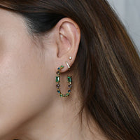 Naya Hoops | Gold Ocean