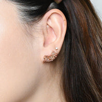 Eliana Studs | Nude Rose Gold