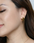 Nicole Hoops | Olive Gold