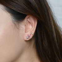 Azalea Studs | Wildflower Rose Gold