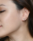 Azalea Studs | White Gold