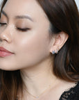Melur Hoops | Frost Silver