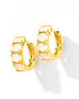 Nicole Hoops | Porcelain Gold