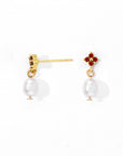 Mini Noemi Pearl Dangles | Gold