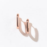 Zera Hoops | Rose Gold