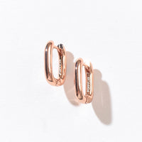 Zera Hoops | Rose Gold