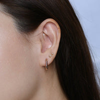 Zera Hoops | Rose Gold