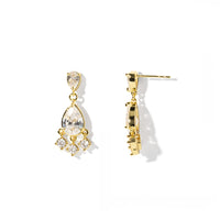 Aura Teardrop Dangles | Gold