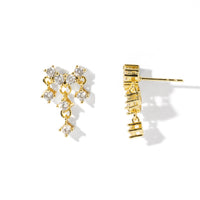 Rianna Waterfall Studs | Gold