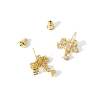Rianna Waterfall Studs | Gold