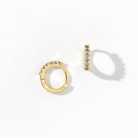 Drea Mini Huggies | Sea Blue Gold