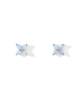 Orkid Studs | Opal Silver
