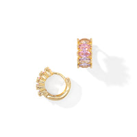 Jada Hoops | Ombre Pink Gold