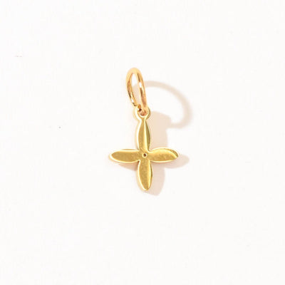 Spring Flower Charm | Gold