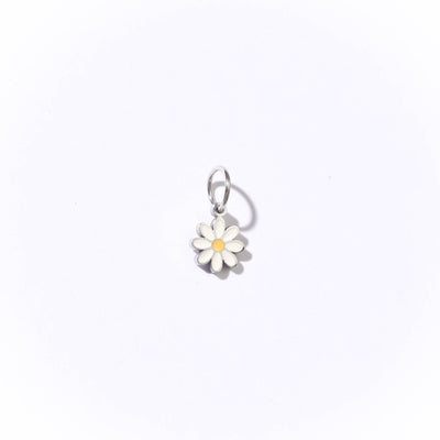 Baby Daisy Charm | Silver