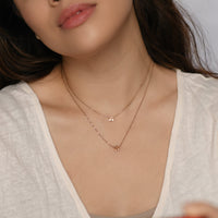 Love Letter Necklace Rose Gold