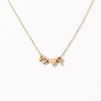 Love Letter Necklace Gold