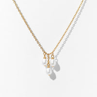 Lune Triple Pearl Necklace