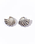 Kiera Shell Studs | Silver