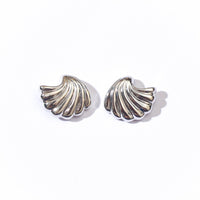 Kiera Shell Studs | Silver