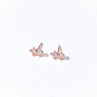 Hazel Studs | Rose Gold