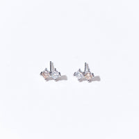 Hazel Studs | Silver